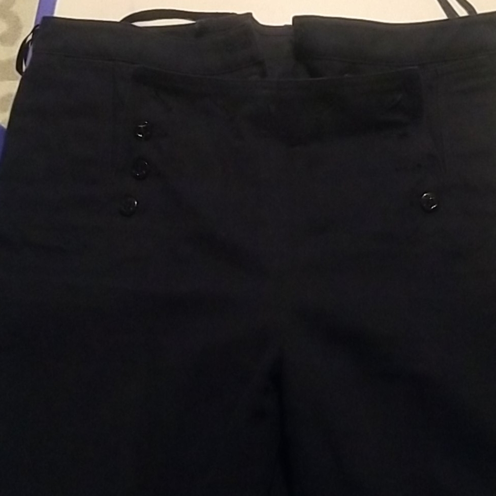 Lauren Jean Company Navy Blue Sailor Pants